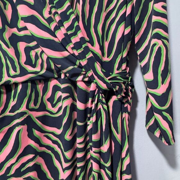 Anne Klein Faux Wrap Around Dress ladies size 16 XL - Picture 3 of 9